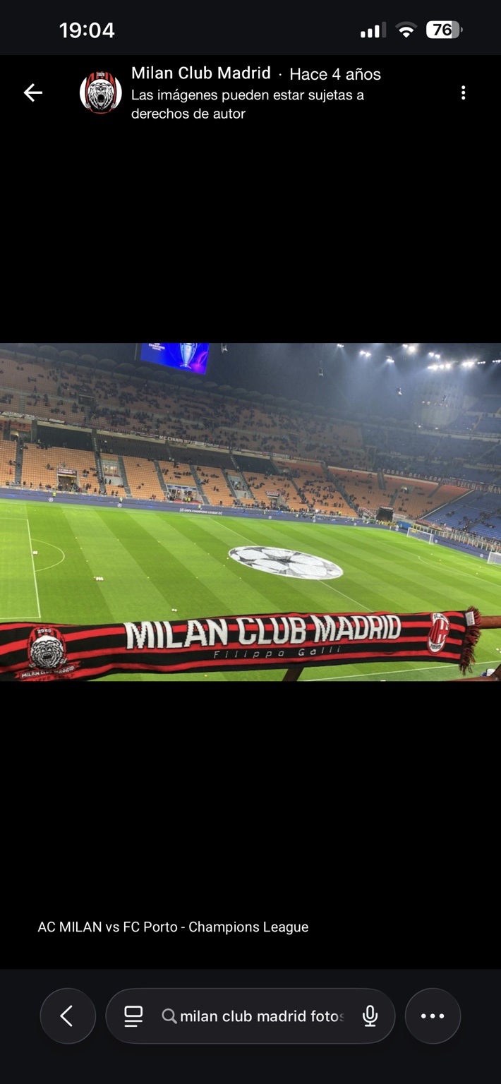 AC MILAN vs FC Porto - Champions League