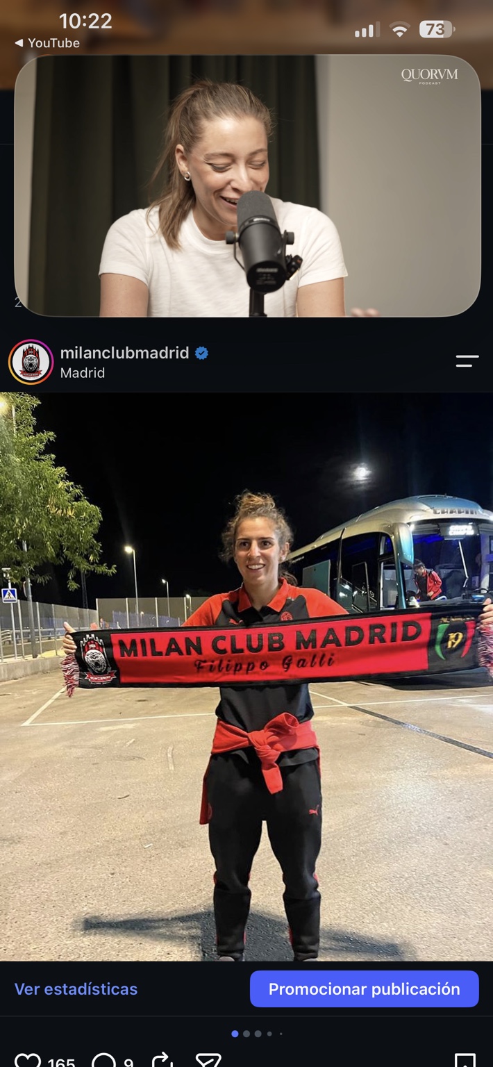 Valentina Bergamaschi con nuestra bufanda