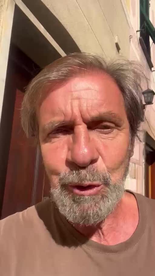 Filippo Galli en su saludo al Milan Club Madrid